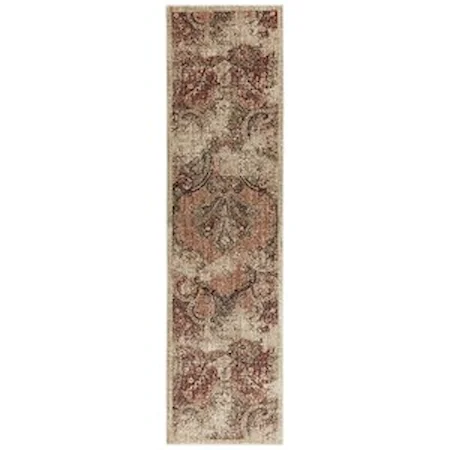 2' 1"x7' 10" Dermot Latte Area Rug